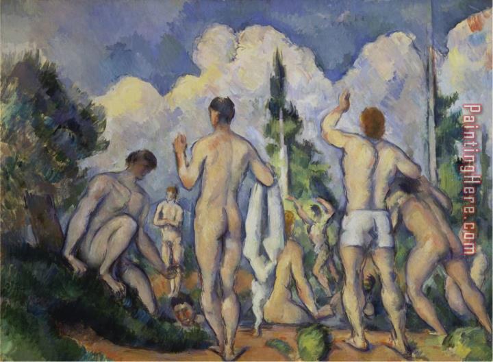 Paul Cezanne The Bathers About 1890 92